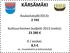 KÄRSÄMÄKI. Asukasluku(8/2013): 2 745. Kulttuuritoimen budjetti 2013 (netto): 23 280. / asukas: 8,5 sis. museotoimi ja kotiseututyö