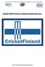 Suomen Krikettiliitton 2013 toimintasuunnitelma