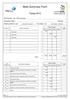 Mark Summary Form. Taitaja 2012. Skill Number 305 Skill Lähihoitaja. Competitor Name