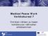 Medical Peace Work Verkkokurssi 7. Ihmisten välisen ja itseen kohdistuvan väkivallan ehkäiseminen