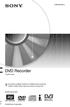 DVD Recorder RDR-HXD760. Käyttöohjeet