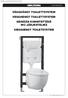 Vägghängt toalettsystem Vegghengt toalettsystem Seinään kiinnitettävä WC-järjestelmä Væghængt toiletsystem
