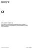 NEX-3/NEX-5/NEX-5C A-DRJ-100-12(1) 2010 Sony Corporation
