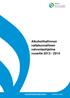 Alkoholihallinnon valtakunnallinen valvontaohjelma vuosille 2013-2014