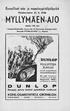 MYLLYMÄEN-AJO DUNLOP. Kansalliset rata- ja maantiepyöräilykilpailut DUNLÖP KONE-OSAKEYHTIÖ* E. GRÖNBLOM. Helatorstaina 21. 5. 1936