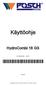 Käyttöohje *D1090438-V001* HydroCombi 18 GS D1090438 - V001. Suomi. Copyright by Posch Gesellschaft m.b.h., Made in Austria