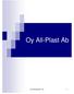 Oy All-Plast Ab. Oy All-Plast Ab / AV 1