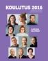 KOULUTUS 2016. PAMin koulutukset luottamushenkilöille. Nappaa