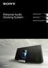 Personal Audio Docking System