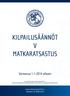 KILPAILUSÄÄNNÖT V matkaratsastus