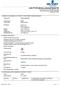 KÄYTTÖTURVALLISUUSTIEDOTE Asetuksen (EY) N:o 1907/2006 mukaisesti Versio 4.0 Muutettu viimeksi 14.03.2010 Päiväys 09.11.2010