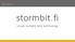 stormbit.fi visual content and technology