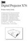 Digital Projector X76