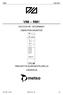 VIM RM1 VAL0123136 / SKC9068201 VIBRATION MONITOR RMS-MITTAUSJÄRJESTELMÄLLE KÄSIKIRJA. VIM-RM1 FI.docx 1998-06-04 / BL 1(5)