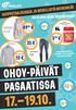 17. 19.10. OHOY-PÄIVÄT PASAATISSA -50 % -40 % -30 % HUIPPUTARJOUKSIA JA MERELLISTÄ MEININKIÄ! -20 % OHJELMAA KOKO VIIKONLOPUN!