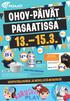 13. 15.3. OHOY-PÄIVÄT PASAATISSA -40 % -30 % -20 % HUIPPUTARJOUKSIA JA MERELLISTÄ MEININKIÄ! UUSIA TUULIA PASAATISSA!