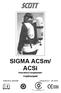 SIGMA ACSm/ ACSi Kannettava hengityslaite