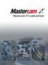 Mastercam X7 uudet piirteet