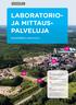 LABORATORIO- JA MITTAUS- PALVELUJA