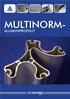 MULTINORM- ALUMIINIPROFIILIT OCTANORM FINLAND