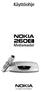 Nokia intygar härmed att denna digitala mottagare, Mediamaster 260 C, uppfyller kraven enligt direktiv 1999/5/EC.