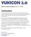 YUKICON 2.0. Espoon kulttuurikeskus 10.-11.1.2015 SPONSORIKSI