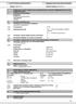 x KÄYTTÖTURVALLISUUSTIEDOTE KEMIKAALITIETOJEN ILMOITUSLOMAKE Päiväys: 2009-02-18 Edellinen päiväys: 2005-04-25