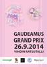 GAUDEAMUS GRAND PRIX 26.9.2014 VIHDIN RATSUTALLI. www.hipposport.fi. KY-Kannus