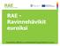 RAE - Ravinnehävikit euroiksi