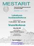 MESTARIT. Vuosikokous. Lokakuun kuukausikokous. klo 19.00. Tervetuloa! Jäsenlehti n:o 6-2015. SENIORIMESTARIT 15.9.2015 ks. sivu 3