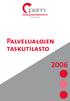 Palvelualojen taskutilasto