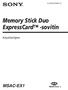 Memory Stick Duo ExpressCard -sovitin