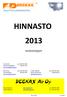 HINNASTO 2013 YHTEYSTIEDOT