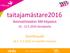 taitajamästare2016 Ammattitaidon SM-kilpailut