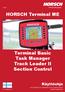 HORSCH Terminal ME. Terminal Basic Task Manager Track Leader II Section Control