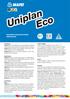 Uniplan Eco. Itsesiliävä kuituvahvistettu lattiatasoite