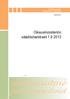 Oikeusministeriön säädöshankkeet 1.9.2013