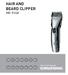 HAIR AND BEARD CLIPPER MC 3140