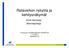 Rataverkon nykytila ja kehitysnäkymät