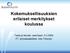 Kokemuksellisuuksien erilaiset merkitykset koulussa. Taide ja liikunta seminaari, 5.3.2009 FT, toimialapäällikkö, Arto Tiihonen