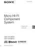 Micro HI-FI Component System