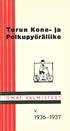 Turun Kone- ja 1936-1937. Polkupyöräliike OMAT VALMISTEET