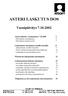 ASTERI LASKUTUS DOS. Vuosipäivitys 7.10.2002. Asteri laskutus, vuosipäivitys 7.10.2002 3 - Päivityksen asentaminen 4 - Päivityksen käyttöönotto 7