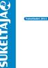 Sisällysluettelo. 1. Räpyläuinti 4. 2. Vapaasukellus 12. 3. Sukelluskalastus 16. 4. Uppopallo 24. 5. Sukelluskuvaus 30