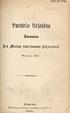 Luettelo kirjoista. P:n Marian seurakunnan Kirjastosta. Suomen. ?<^/?.4<55e.. Pietarissa. Wuonnn 1881.
