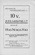 10 v H:KI-NOKIA-H:KI JUHLA-KILPAILUT. HELSINGIN PYÖRÄILYSEURA R.Yn 12-13. 6. 37. KILPAILIJAT saapuvat sunnuntaina 13. 6. 37.