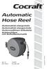 Automatic Hose Reel. Automatisk slangvinda Automatisk slangevinde Automaattinen letkukela Schlauchbox mit Aufrollautomatik 40-7913 HL-WA-20