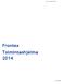 Rek.nro 1899/05/02.2014. Frontex Toimintaohjelma 2014. Sivu 1/122