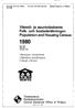 Väestö- ja asuntolaskenta Folk- och bostadsräkningen Population and Housing Census