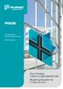 P50S. Alumiiniset rakennusjärjestelmät Building Systems in Aluminium. Pintalistaton julkisivujärjestelmä. SG fasades